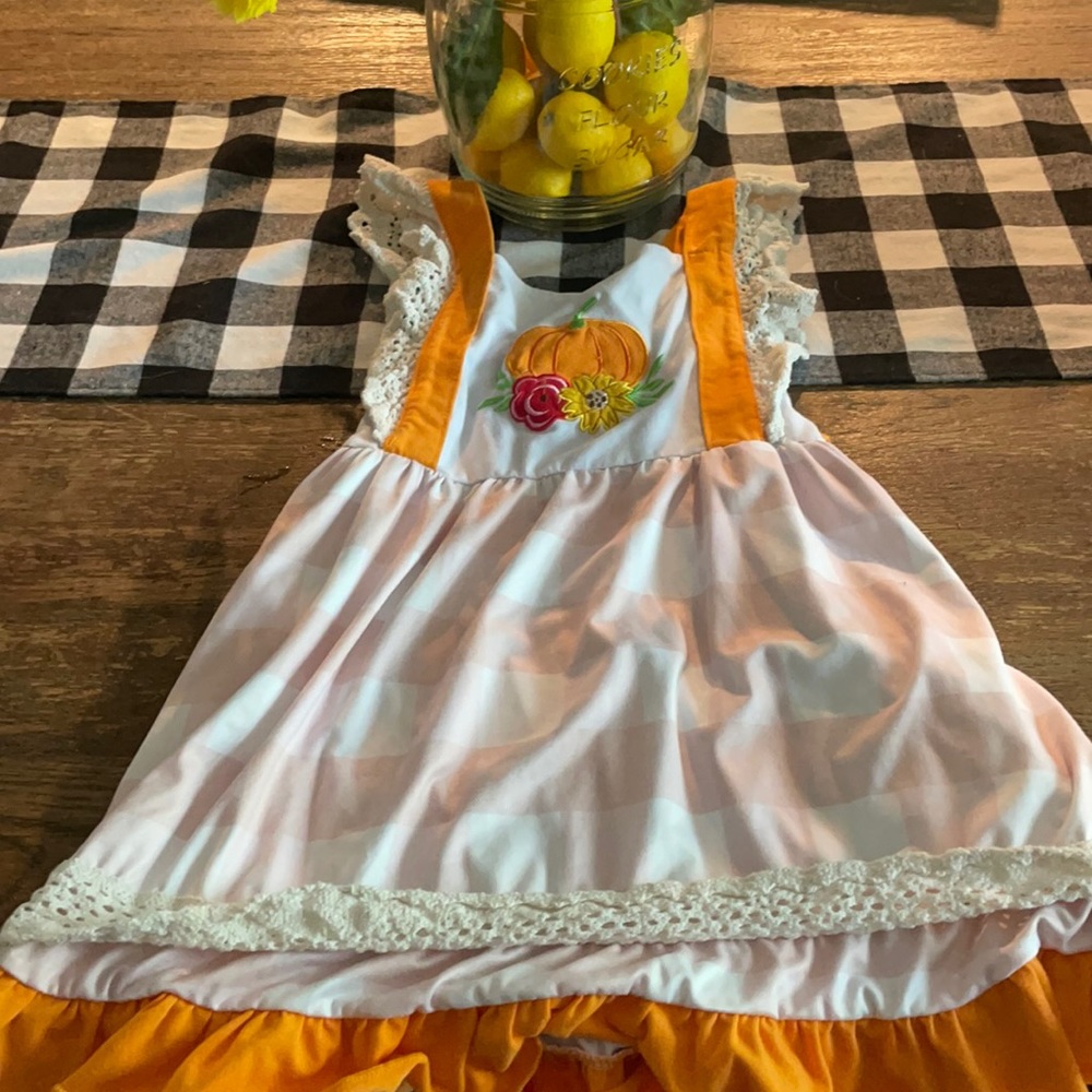 Boutique fall dress for girls